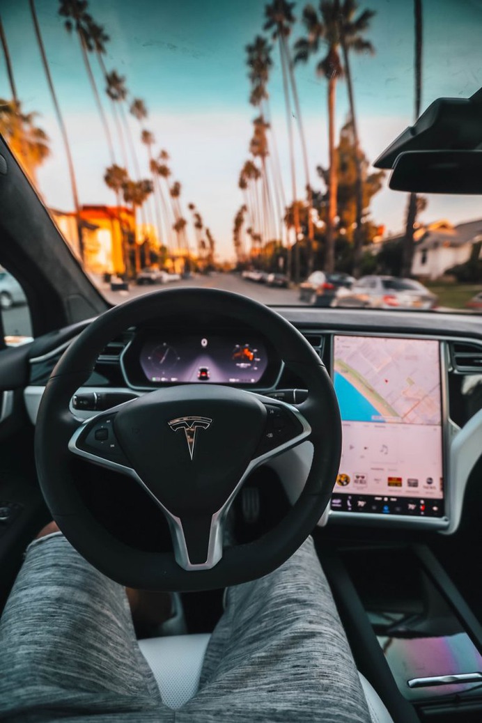 Tesla P100D Cockpit photo by Roberto Nickson