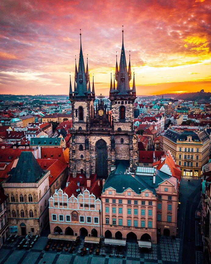 Prague From Above: Travel Drone Photography by Alan Brutenic