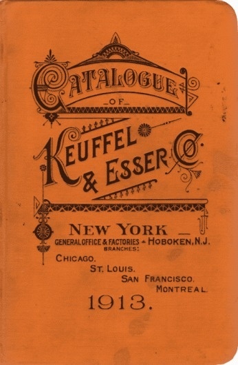 Typeverything.com Catalogue for Keuffel & Esser... - Typeverything #lettering #book #ornaments #cover #typography