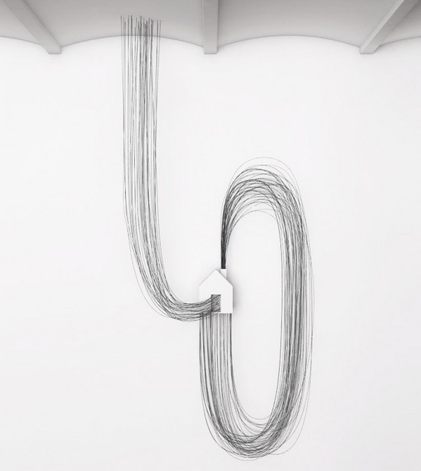 Drawing with Wire5 #surrealistic #sculpture #home