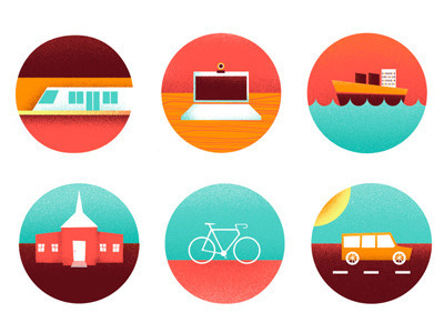 Icons #illustration #color #icons