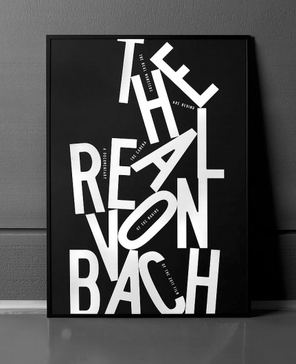 Bunch #white #black #poster #and #type