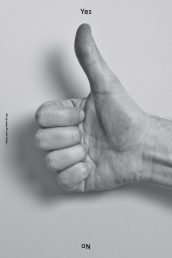 ↪ #hand #yes #poster