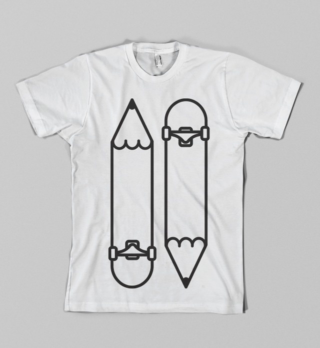 Cool tee, skate & create! #skate #tee