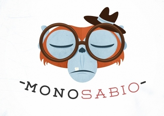 tumblr_lt894s5yWU1qdup32o1_1280.jpg (JPEG Imagen, 864x614 píxeles) #logo #monosabio #monkey