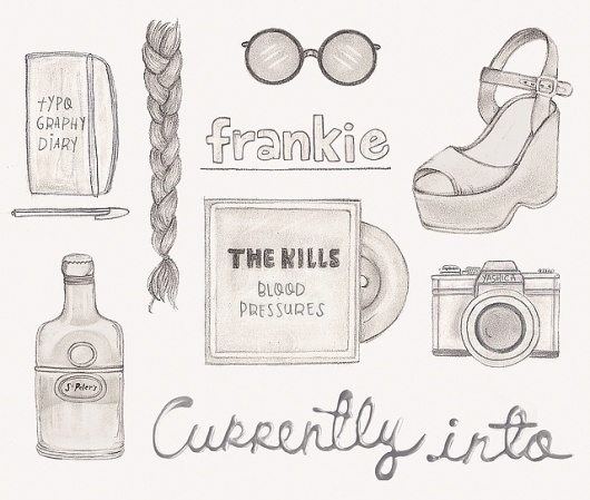 currently into... | Flickr: Intercambio de fotos #typograhpy #shoes #melissa #the #illustration #kills #magazine #chaib