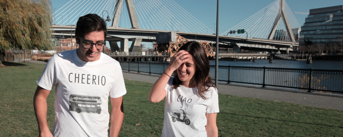 EF College Break "Cheerio" and "Ciao" Tees #tshirt #clothing #cheerio #ciao #shirt #bye