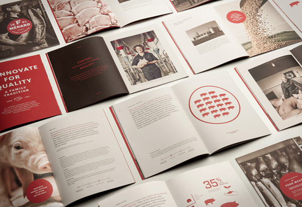 F. Ménard designed by lg2 boutique #brochure #books #branding