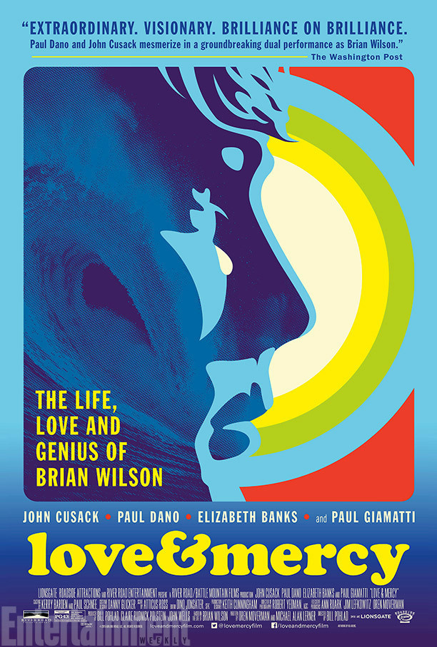 Love and Mercy movie poster (a Brian Wilson biopic) #brianwilson #surf #retro #wave #vintage #poster #beachboys