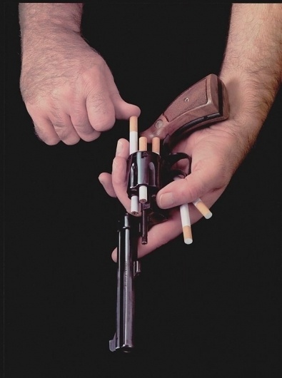 Colossal | art + design #photography #guns #cigarettes