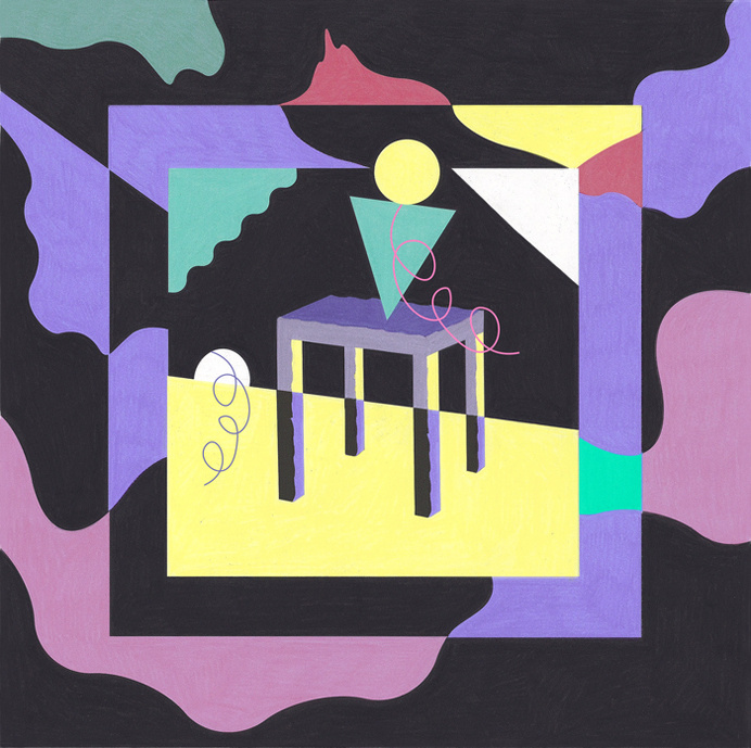 primary-yellow: HENRIK MATIAS — MODERN OBJECT PRIMARY YELLOW #abstract #color #art #modern