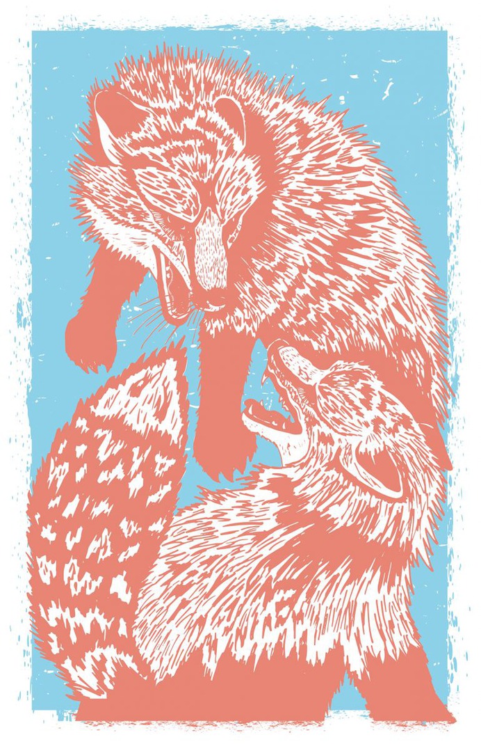 SCREEN PRINTING // FOX FIGHT