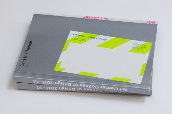 Art Center Viewbook 2013 14 Right Brain Left Brain #art center #simon johnston #view book #admissions catalog #smyth sewn #astro bright pape