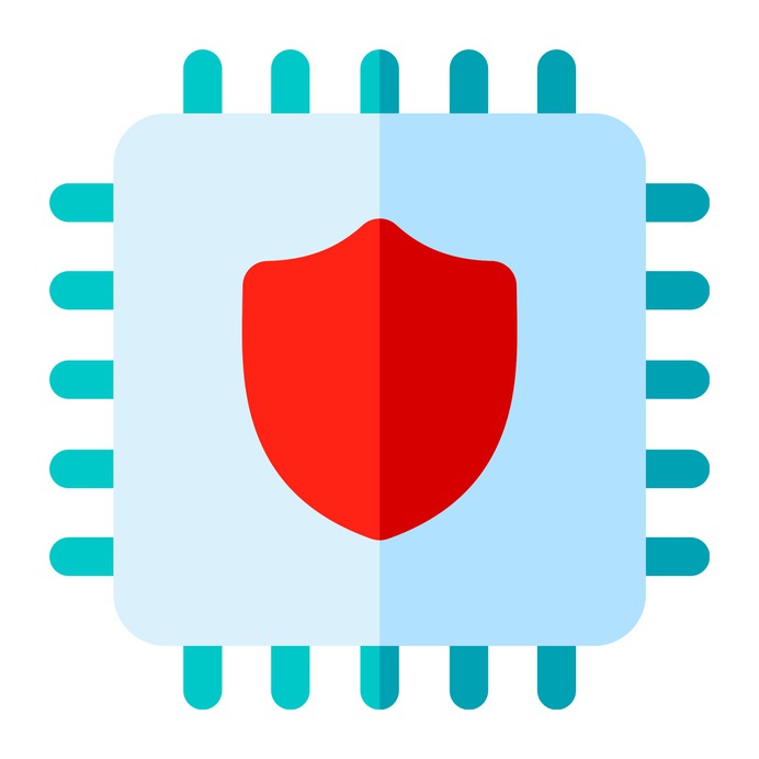 See more icon inspiration related to microprocessor, chip, computer chip, computer hardware, hardware, electronics, electronic, processor, protect, security, cpu, shield, technology and computer on Flaticon.
