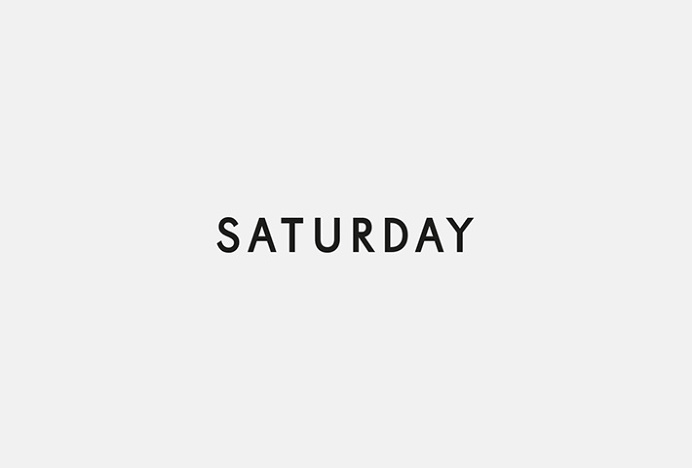 Saturday Saturday by Bureau Burger #logotype #logo #typography