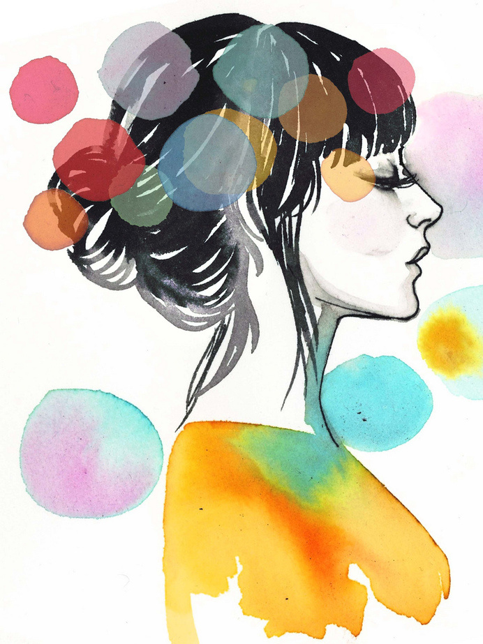 keeping busy during blizzard #inspiration #illustration #portrait #art