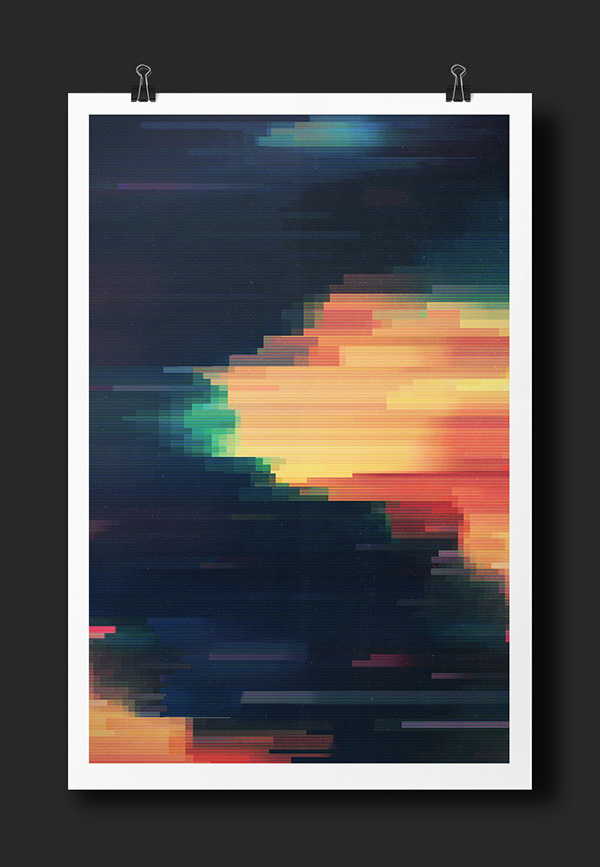 G L I T C H E D II on Behance #abstract #design #graphic
