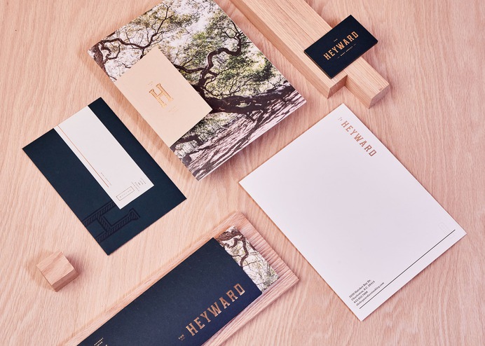 The Heyward Identity - Mindsparkle Mag SDCO Partners designer the Heyward—apartment homes with an urban-light, organic, modern feel, in a garden-green setting. #packaging #identity #branding #design #color #photography #graphic #design #gallery #blog #project #mindsparkle #mag #beautiful #portfolio #designer