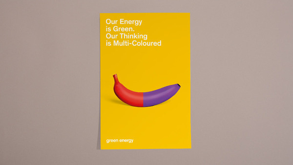 Green Energy Heavenly #minimal #poster #typography