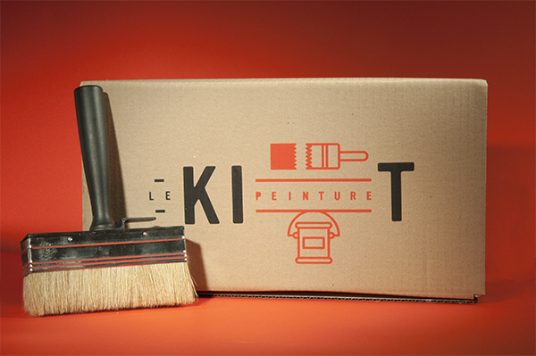 Le Kit on Behance #serigraphy #print #stools #branding