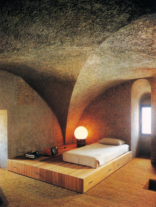 aqqindex:Gae Aulenti, Bedroom, 1979 #bedroom #room