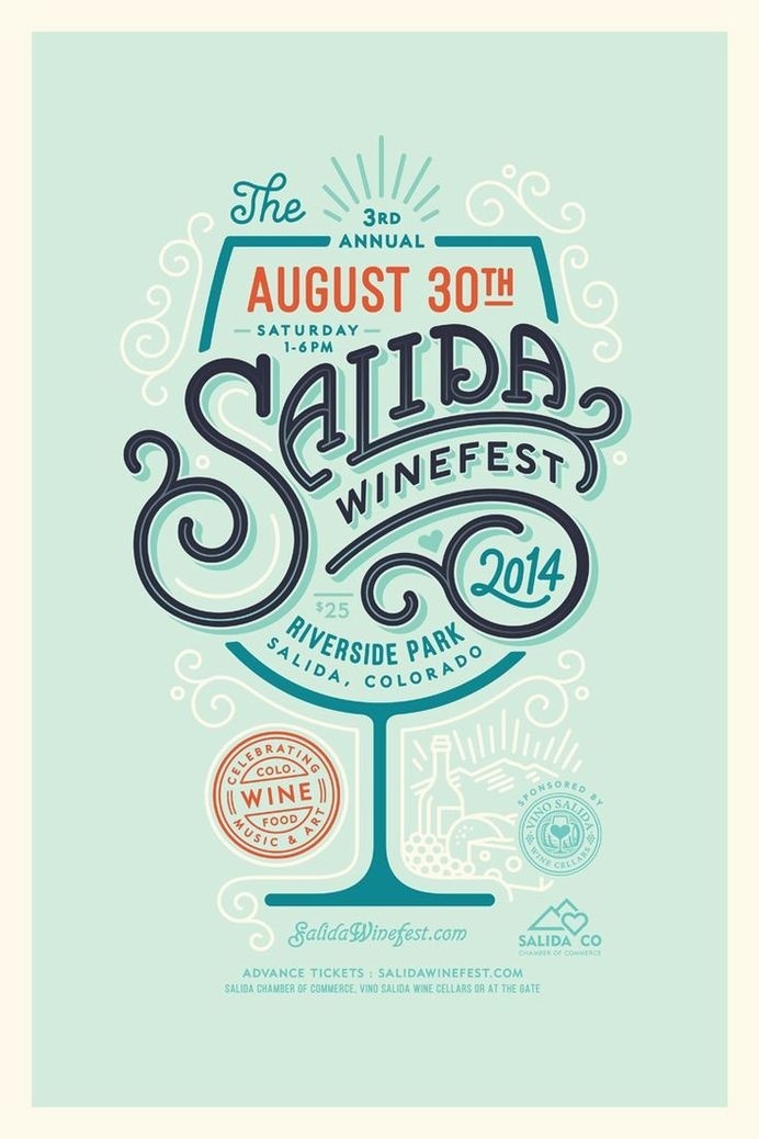 Salida Winefest 2014 #wine #poster