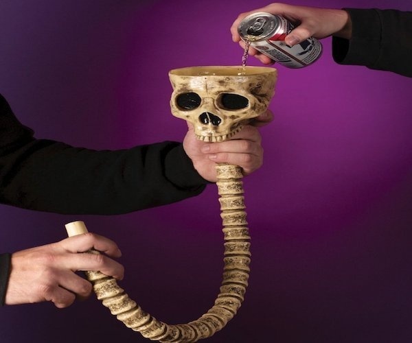 Skeleton Beverage Funnel #walloween #drink #funny #home
