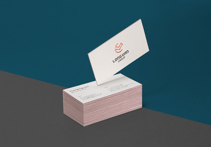 Long Van Group Business Card Design #business card, #inspiration, #simple, #minimal, #vietnam, #jimmi tuan, #bratus