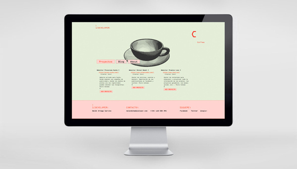 ! 1 | Developer on Behance #red #branding #keyboard #raster #programming #plot #green
