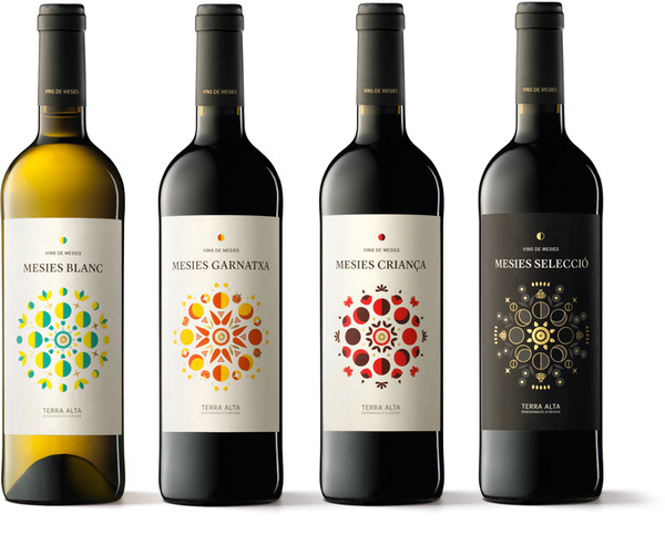 Vins de Mesies #geometry #packaging #design #graphic #wine #label #barcelona