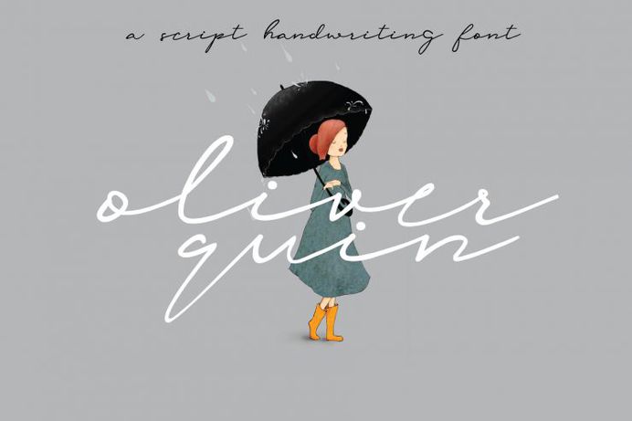 OLIVER QUIN Free Script Font