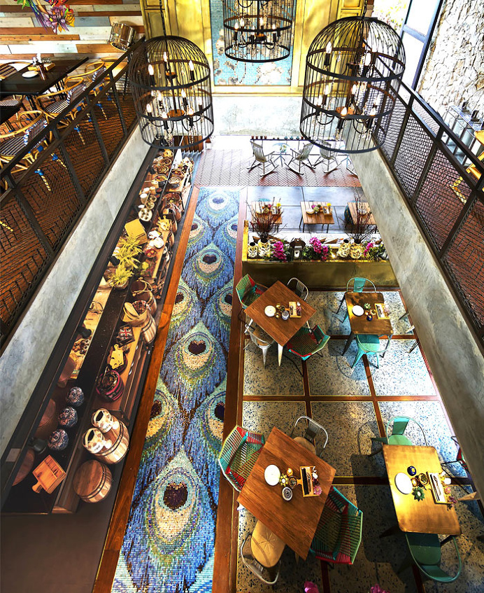 Tropical Resort Restaurant Lemongrass by Einstein & Associates - restaurant, restaurant design, restaurant decor, retail design, #restaurant