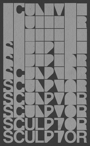 Sculptor Identity #type #poster