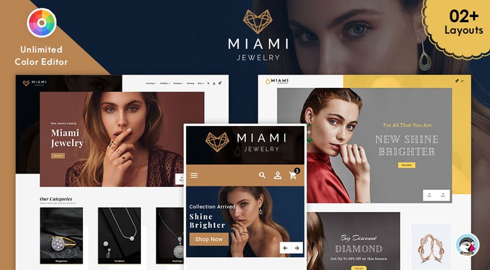 #Miami #Jewelry - #Imitation #Art – #Prestashop #Responsive #Theme | #TemplateTrip #eCommerce #Website #Design #Template