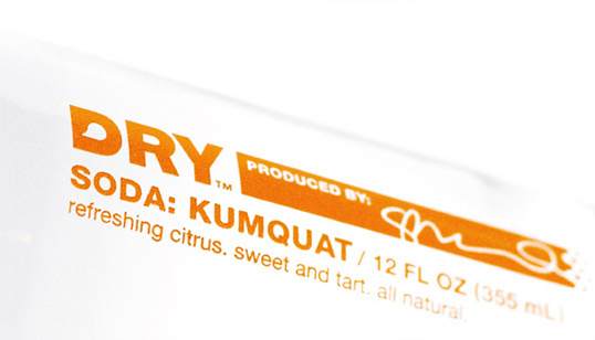 DRY Soda Company #packaging