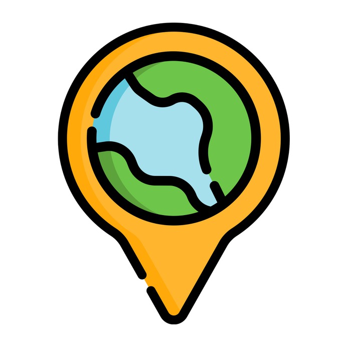 See more icon inspiration related to marker, earth, pin, point, globe, maps and location, map pointer, map point, map location, placeholder, navigation, interface, signs and location on Flaticon.