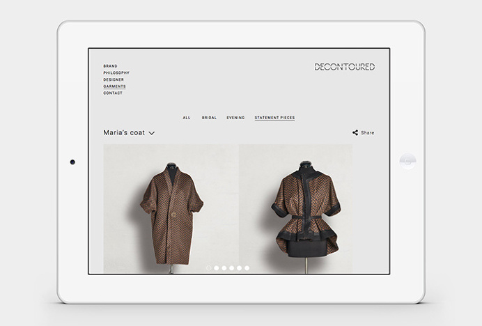 Decontoured by Bunch #website #ipad