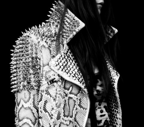 THE WIRETAP #n #jacket #studs #rock #snake #leather #roll #skin