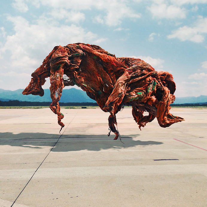 www.nicholasberdysheff.com #clouds #sculpture #cgi #rust #floating #photography #art