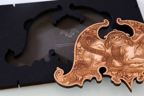 James Jean | Wedding Invitation #die #illustration #cut #invitation