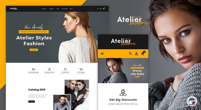 #Atelier #Fashion #Apparels Store - #Prestashop #Responsive #Theme | #TemplateTrip #eCommerce #Website #Template