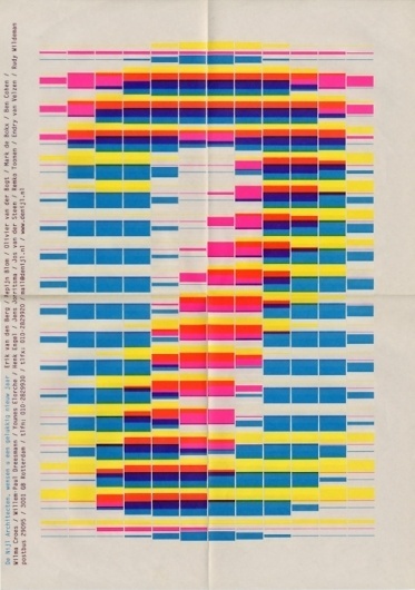Typeverything.com Poster by Karel Martens. - Typeverything #poster #typographic #fluoroscent
