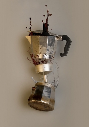 Coffeexplosion : Minusminus #coffee #print #explosion