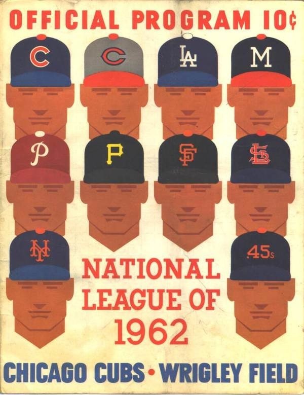 photo score1962.jpg #program #vintage #baseball #wrigley #cubs