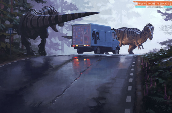Simon Stålenhag Art Gallery #simon #painting #stlenhag #art