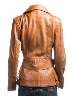 Here is amazing #leatheroutfit for women, made with #realleather, defining a #uniquestyle of the coat with attractive #tanbrown color, and belt attachment at the waist. Buy now at an exclusive price for the winter. http://bit.ly/2kVRyGr #winterfashion #womenfashion #love #insta #trend #leatherjacket #womenjacket #coat #jacketcoat