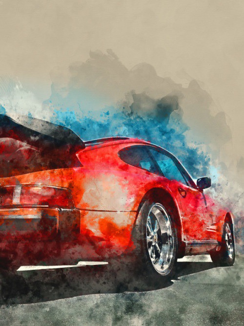 (via WaterColor Cars by Gab Fernando | metal... -