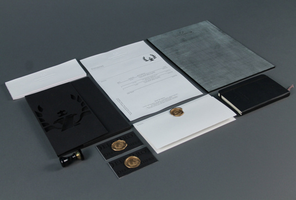 Deeb Brothers_ Branding & Identity #ink #white #branding #design #black #clean #lca #corporate #needler #identity #minimal #gold #seb
