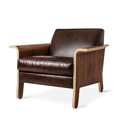 Leather Lodge Chair by Gus Modern