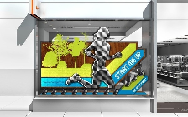 Nike AP Running 1 #display #window #retail